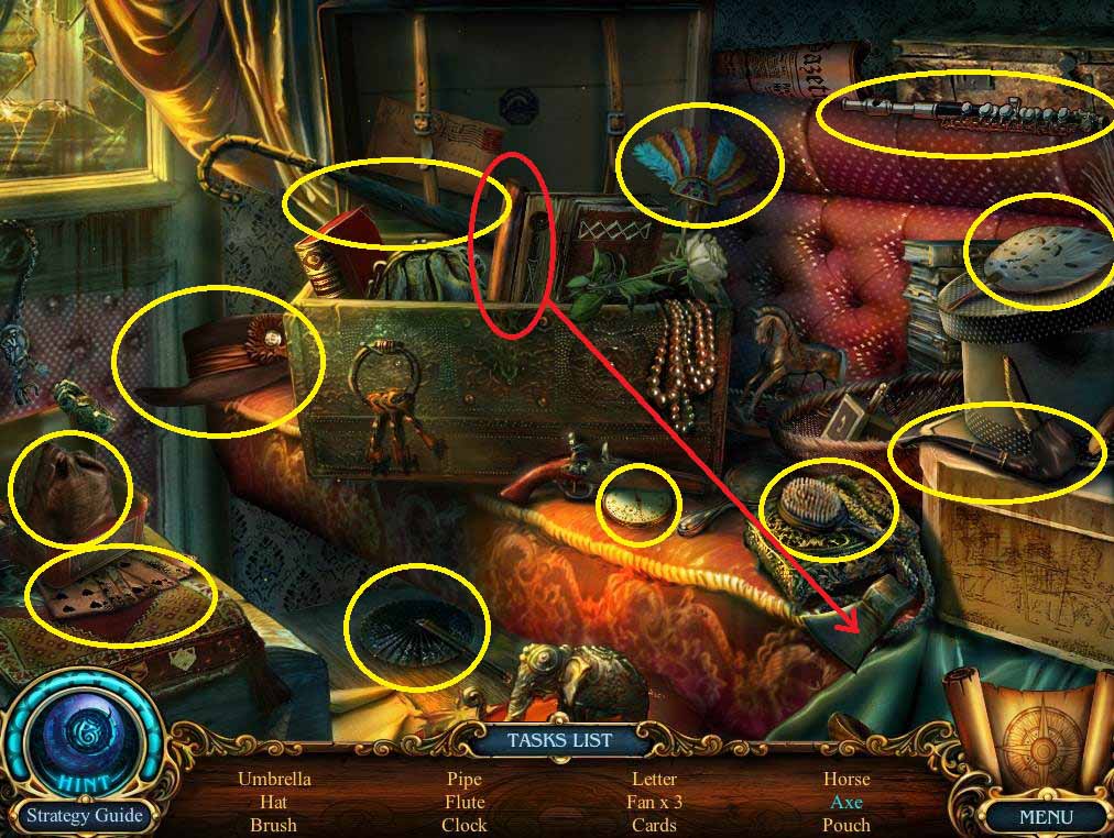 Carriage Hidden Object Area