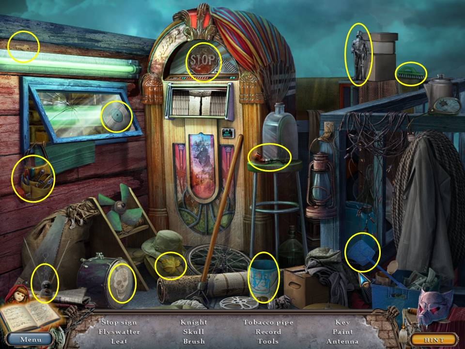 Jukebox Hidden Object Area