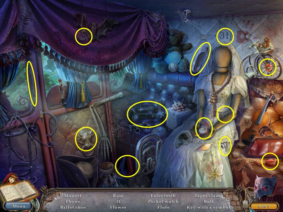 Carriage Hidden Object Area