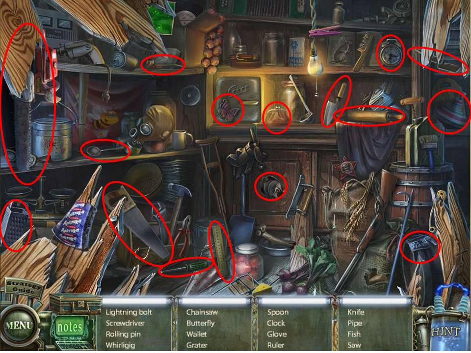 Crash Hidden Object Area